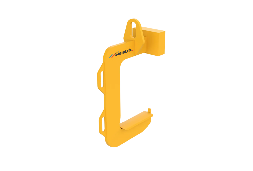 Bilancino di sollevamento a C Siem Lift per movimentazione industriale dei carichi.