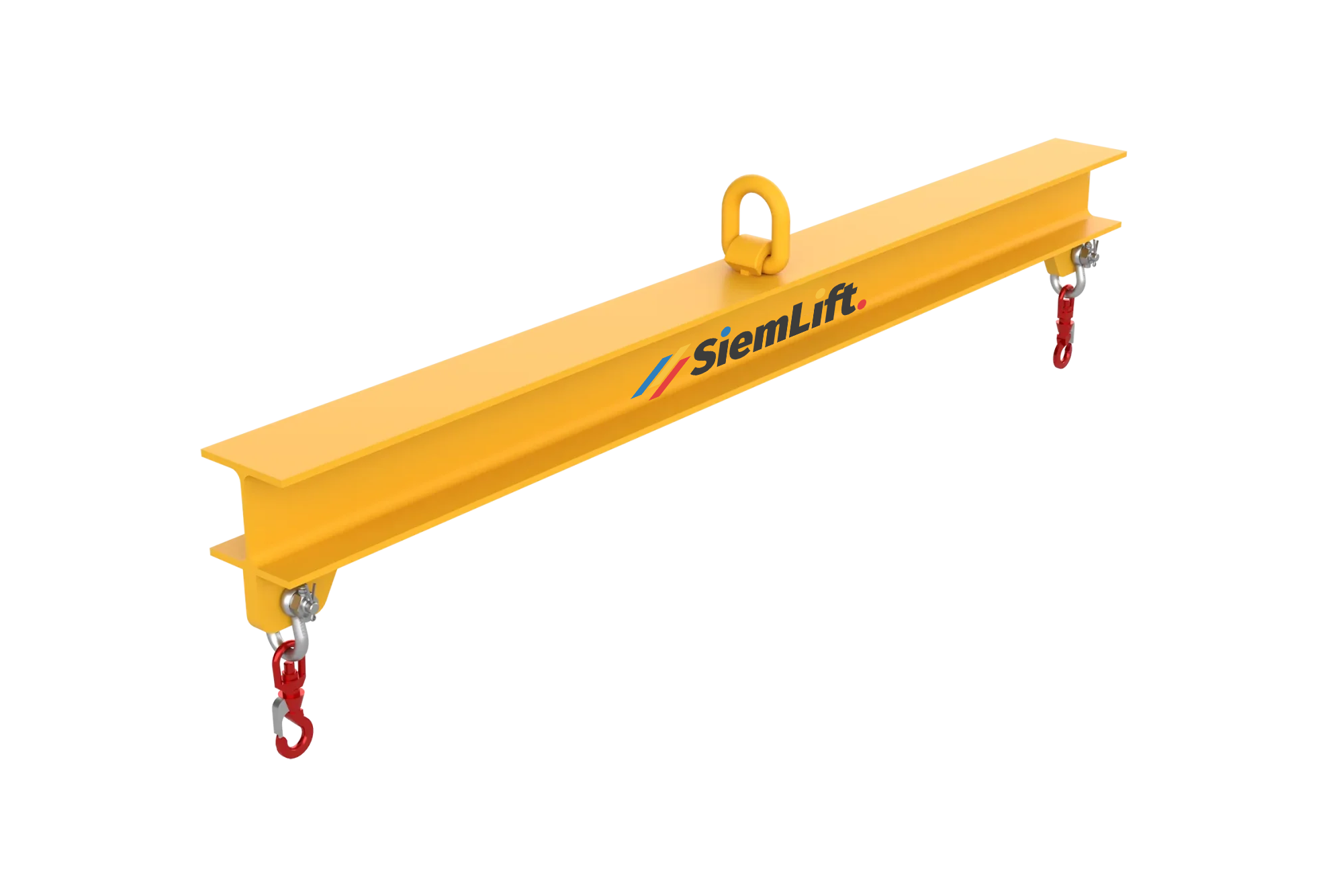 Bilancino di sollevamento Siem Lift con ganci fissi per movimentazione industriale dei carichi.
