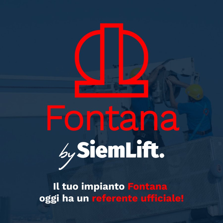 Il tuo impianto fontana oggi ha un referente ufficiale! Siem Lift